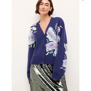NEW MARIE OLIVER calister cardigan size M NWT